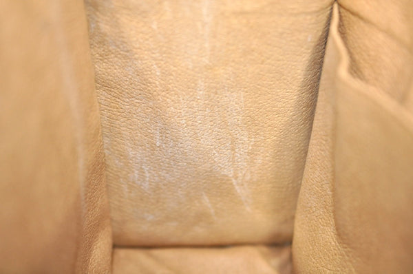 Authentic GUCCI GG Plus Vintage Clutch Hand Bag Purse PVC Leather Brown K6929