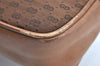 Authentic GUCCI Vintage Micro GG Canvas Leather Clutch Bag Brown K6930
