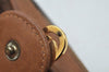 Authentic GUCCI Vintage Micro GG Canvas Leather Clutch Bag Brown K6930