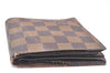 Auth Louis Vuitton Damier Porte Billet Carte Credit Monnaie N61665 Wallet K6932