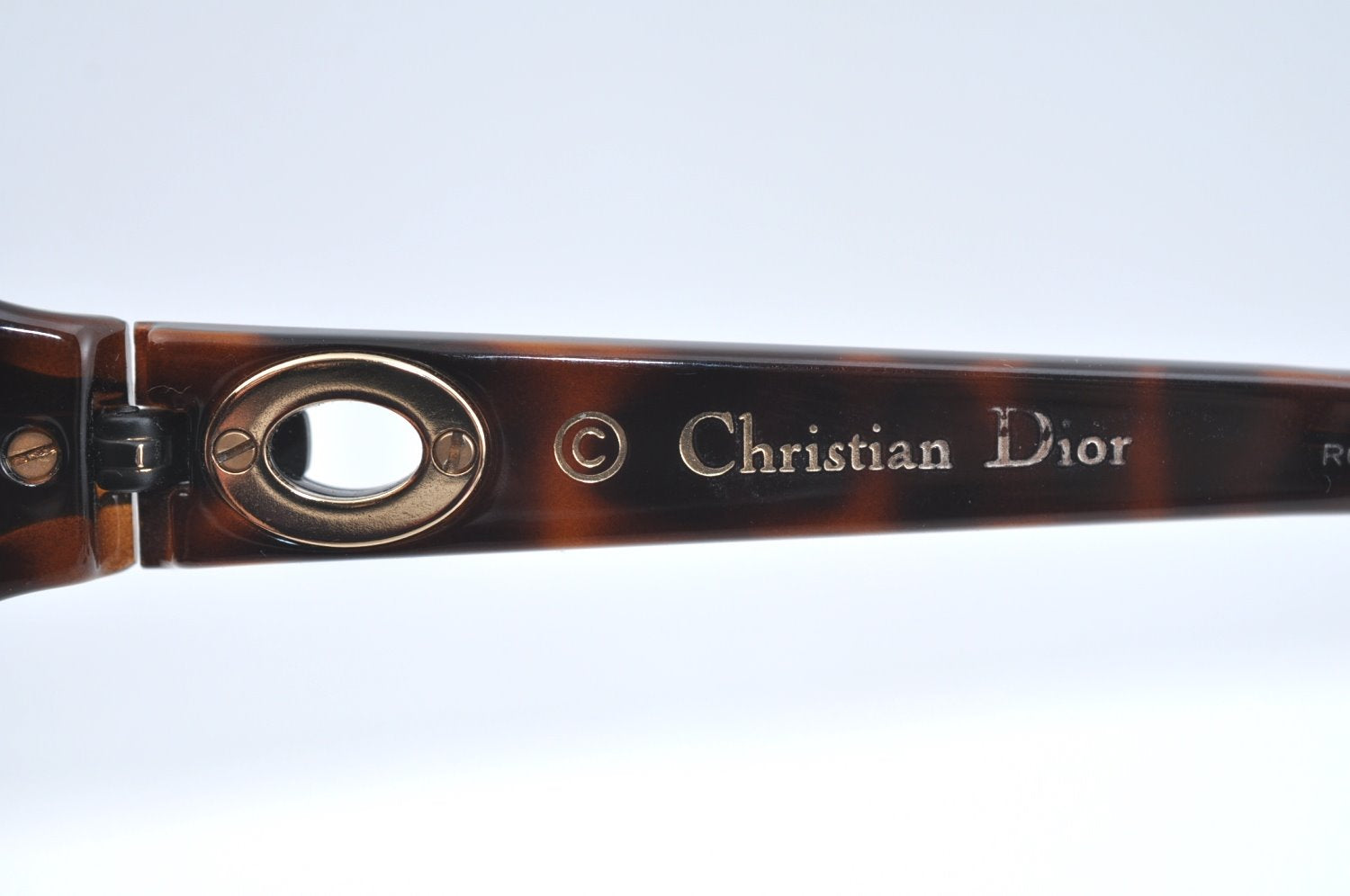 Authentic Christian Dior Sunglasses Tortoise Shell Plastic 6MNHA Brown CD K6950