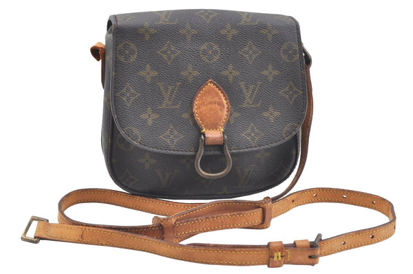 Authentic Louis Vuitton Monogram Saint Cloud MM M51243 Shoulder Bag Junk K6956