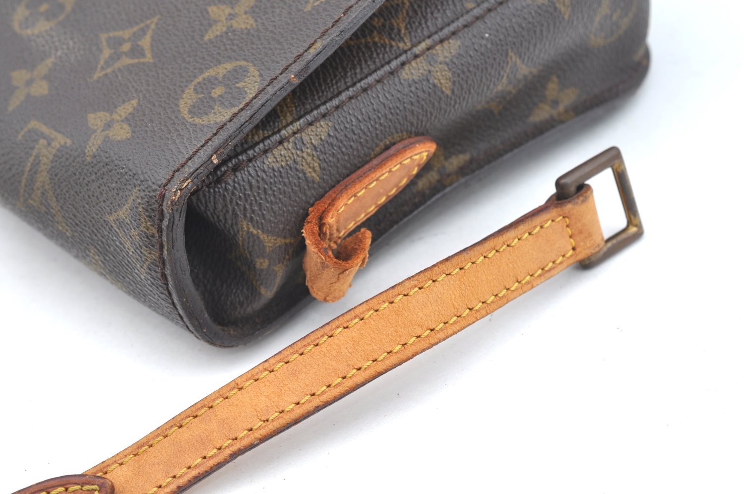 Authentic Louis Vuitton Monogram Saint Cloud MM M51243 Shoulder Bag Junk K6956