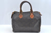 Authentic Louis Vuitton Monogram Speedy 25 Boston Hand Bag M41528 LV K6997