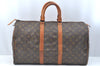 Authentic Louis Vuitton Monogram Keepall 45 Travel Boston Bag Old Model LV K7003