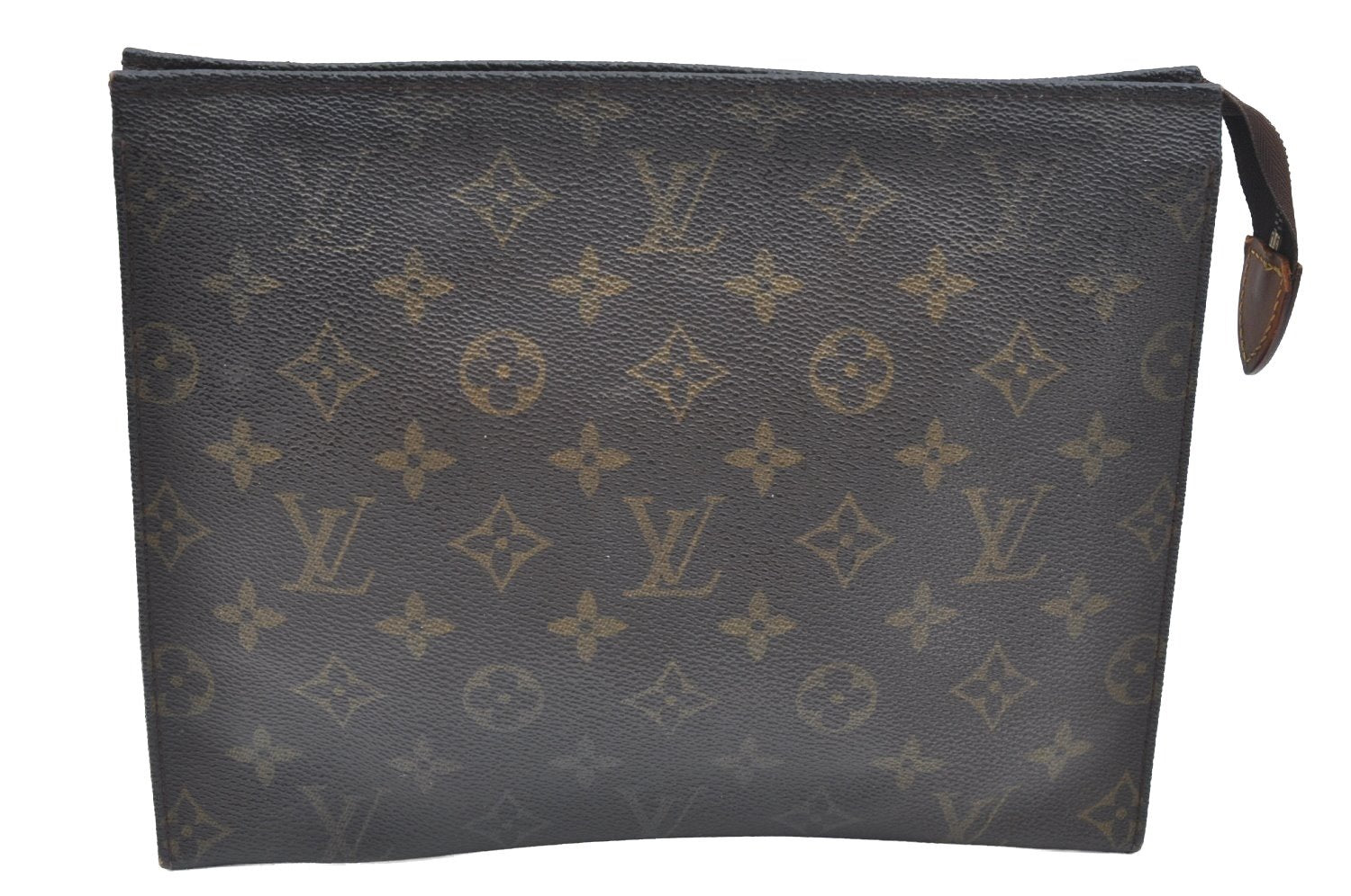 Auth Louis Vuitton Monogram Poche Toilette 26 M47542 Cosmetics Pouch Junk K7006