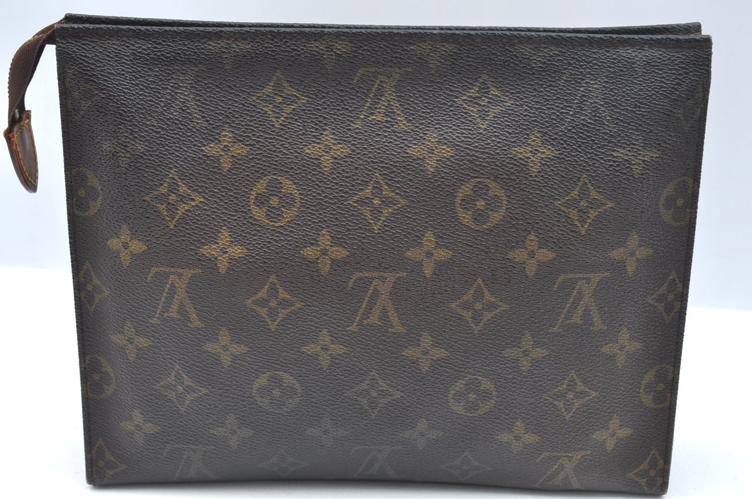 Auth Louis Vuitton Monogram Poche Toilette 26 M47542 Cosmetics Pouch Junk K7006