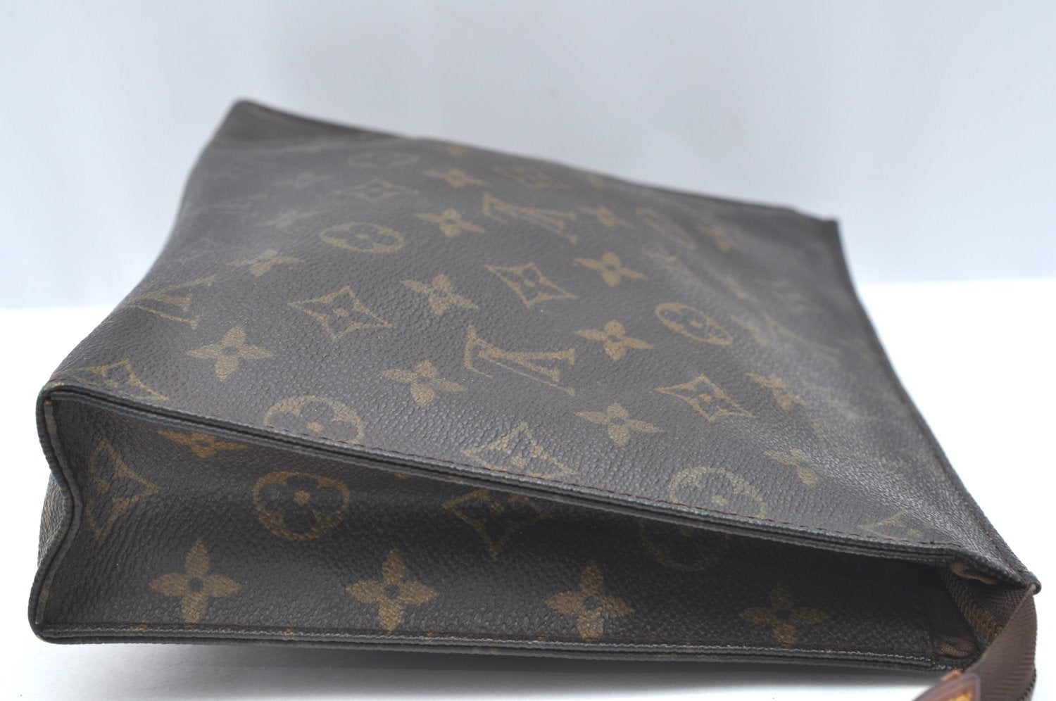 Auth Louis Vuitton Monogram Poche Toilette 26 M47542 Cosmetics Pouch Junk K7006