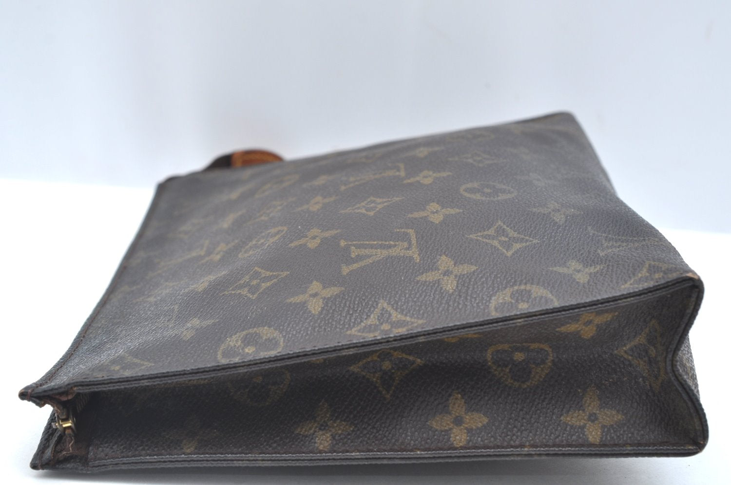 Auth Louis Vuitton Monogram Poche Toilette 26 M47542 Cosmetics Pouch Junk K7006