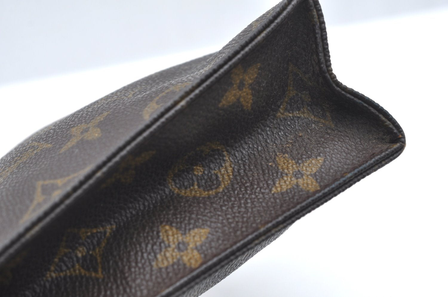 Auth Louis Vuitton Monogram Poche Toilette 26 M47542 Cosmetics Pouch Junk K7006