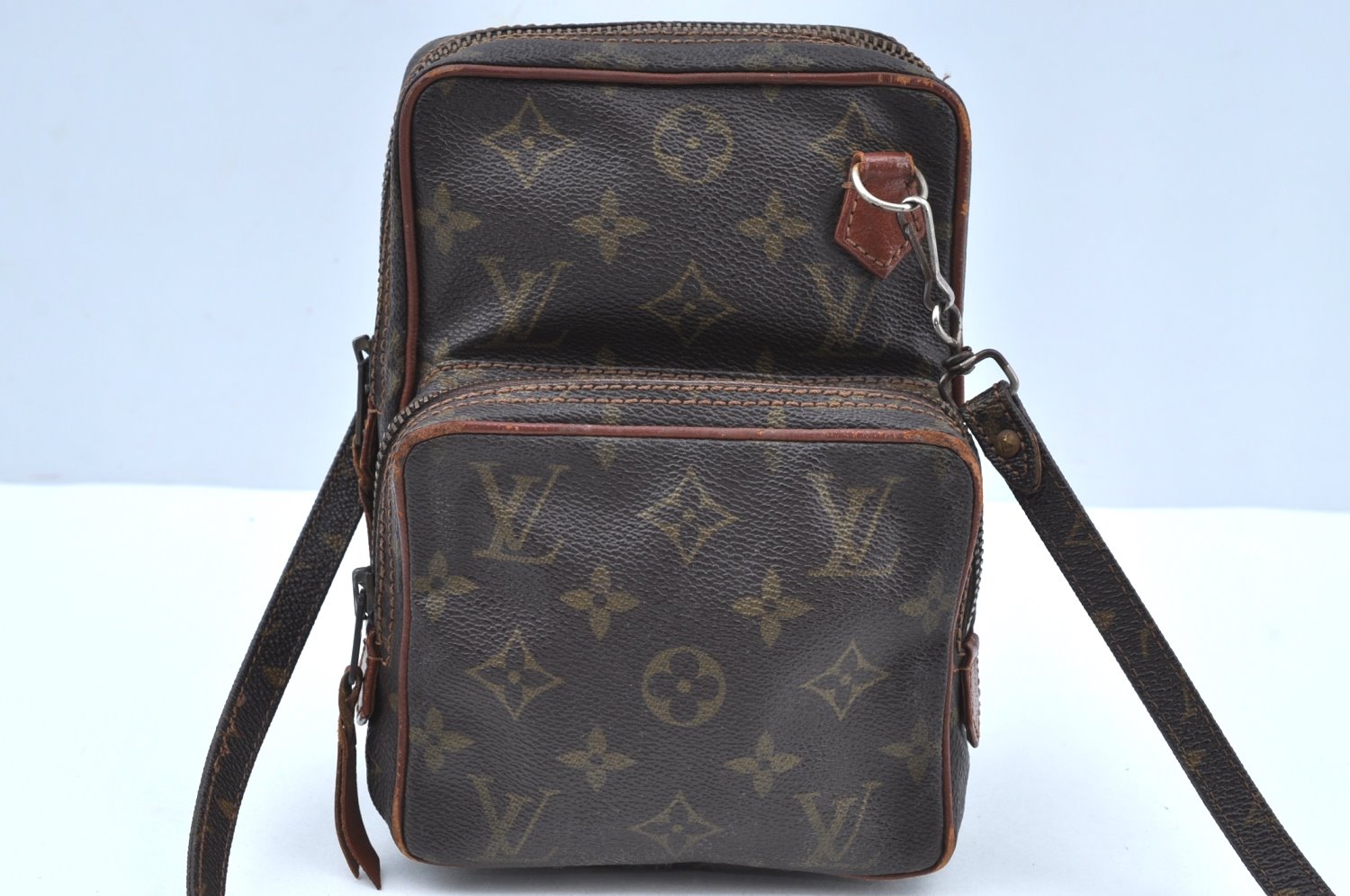 Auth Louis Vuitton Monogram Amazone Shoulder Cross Body Bag Old Model Junk K7016