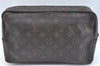 Auth Louis Vuitton Monogram Trousse Toilette 28 Clutch Bag M47522 Junk K7018