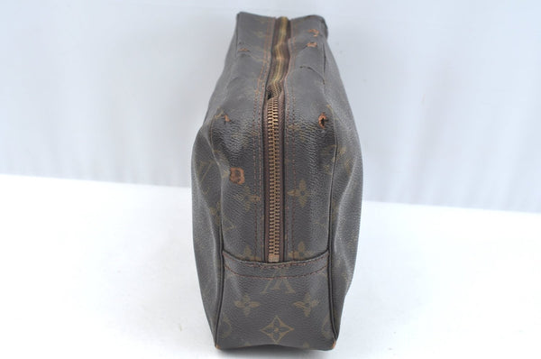 Auth Louis Vuitton Monogram Trousse Toilette 28 Clutch Bag M47522 Junk K7018