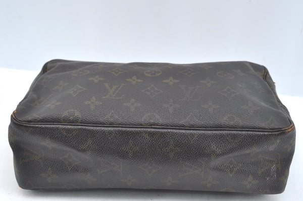 Auth Louis Vuitton Monogram Trousse Toilette 28 Clutch Bag M47522 Junk K7018