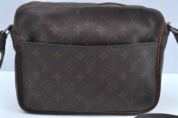 Auth Louis Vuitton Monogram Nile Shoulder Cross Body Bag Old Model LV Junk K7022