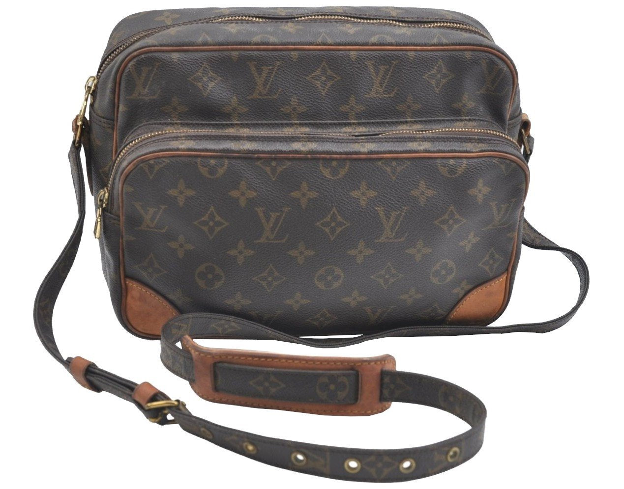 Authentic Louis Vuitton Monogram Nile Shoulder Cross Body Bag M45244 LV K7026