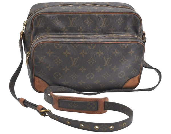 Authentic Louis Vuitton Monogram Nile Shoulder Cross Body Bag M45244 LV K7026