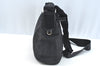 Authentic PRADA Nylon Tessuto Leather Shoulder Cross Body Bag Purse Black K7027