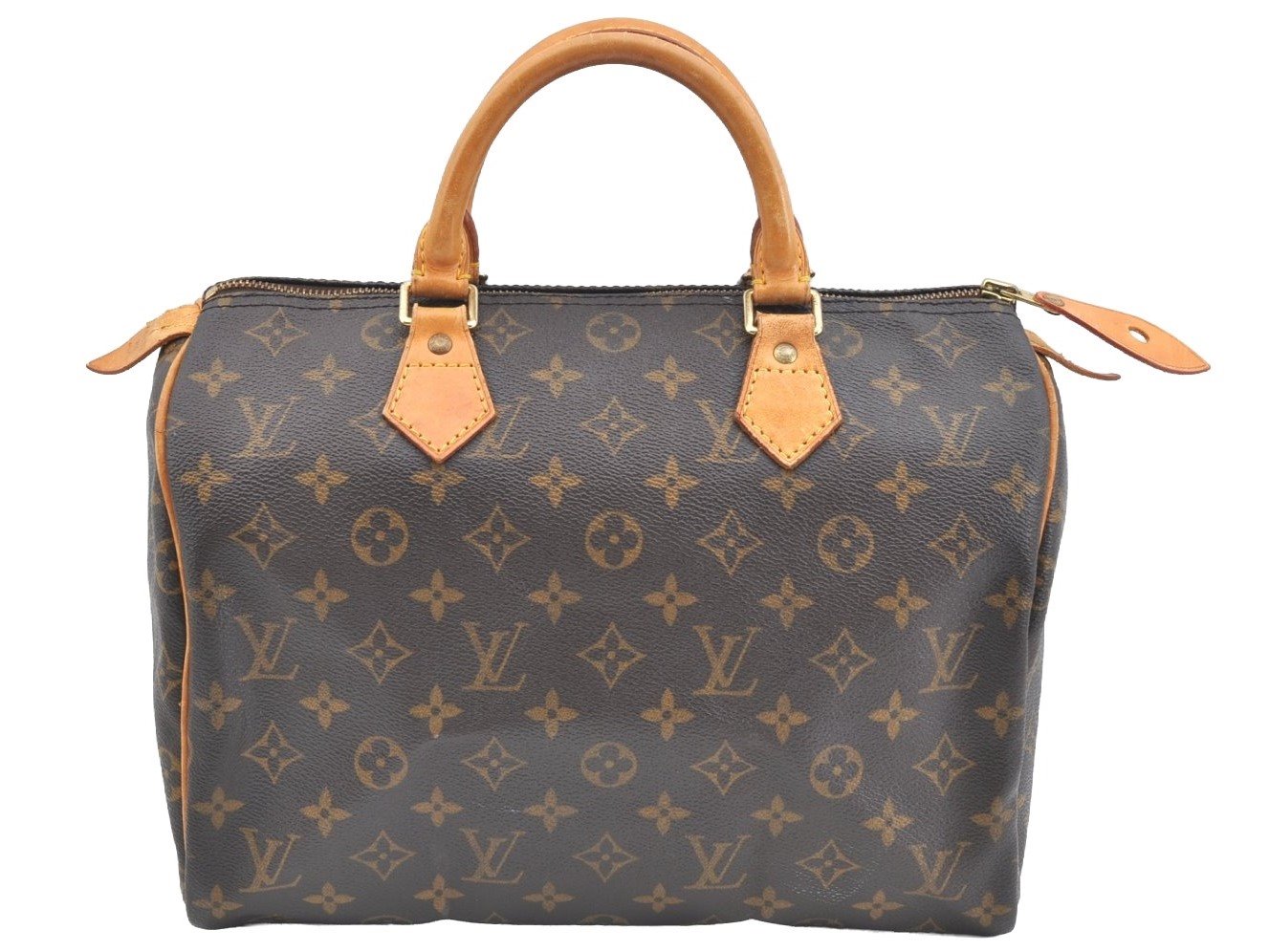 Authentic Louis Vuitton Monogram Speedy 30 Hand Boston Bag M41526 LV K7028