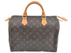 Authentic Louis Vuitton Monogram Speedy 30 Hand Boston Bag M41526 LV K7028