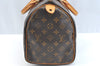 Authentic Louis Vuitton Monogram Speedy 30 Hand Boston Bag M41526 LV K7028