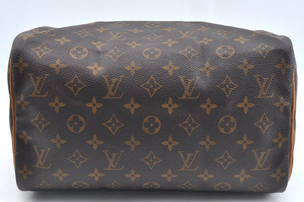 Authentic Louis Vuitton Monogram Speedy 30 Hand Boston Bag M41526 LV K7028