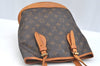 Authentic Louis Vuitton Monogram Bucket PM Shoulder Tote Bag M42238 Junk K7039