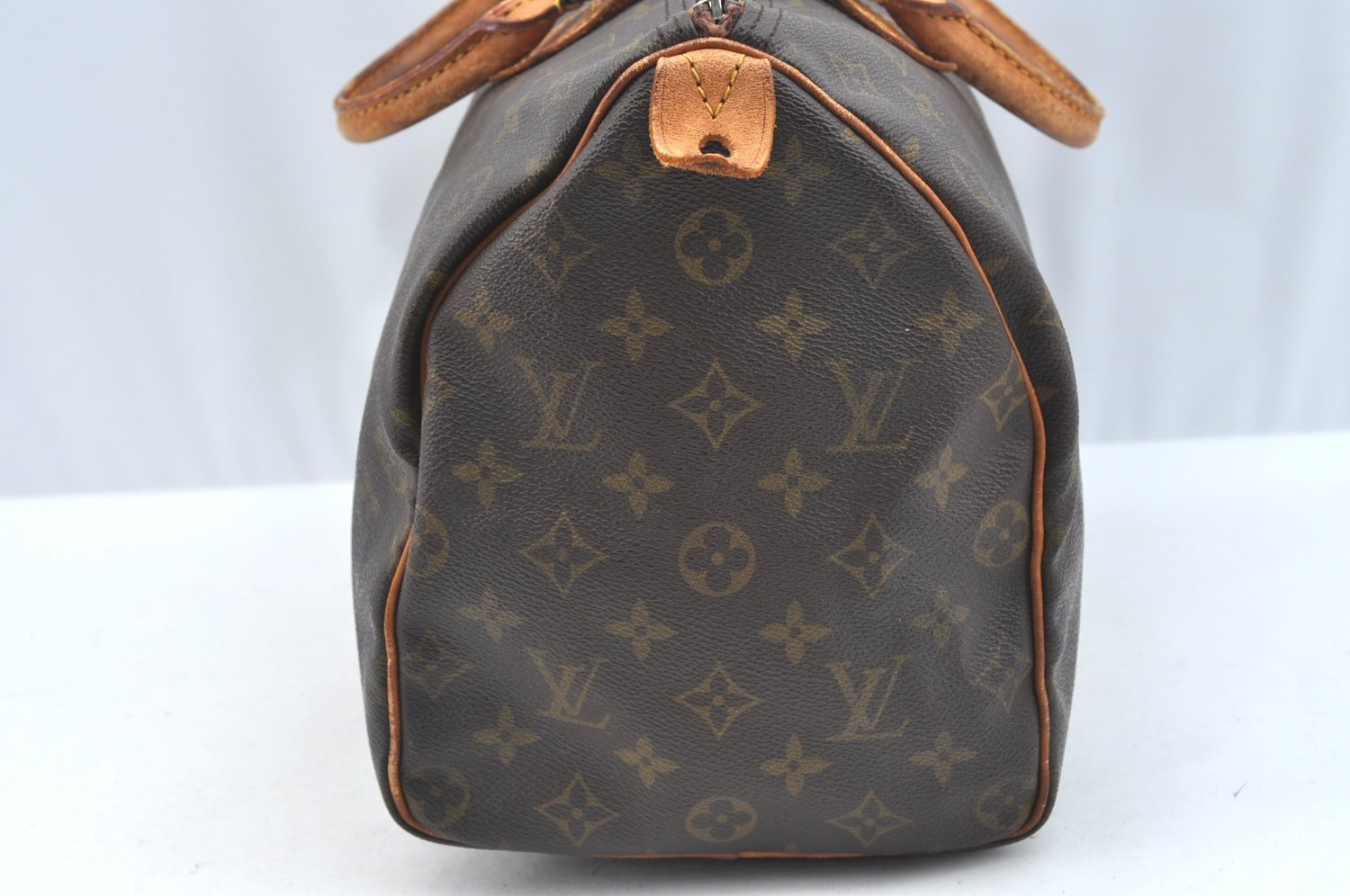 Authentic Louis Vuitton Monogram Speedy 35 Hand Boston Bag M41524 LV K7043