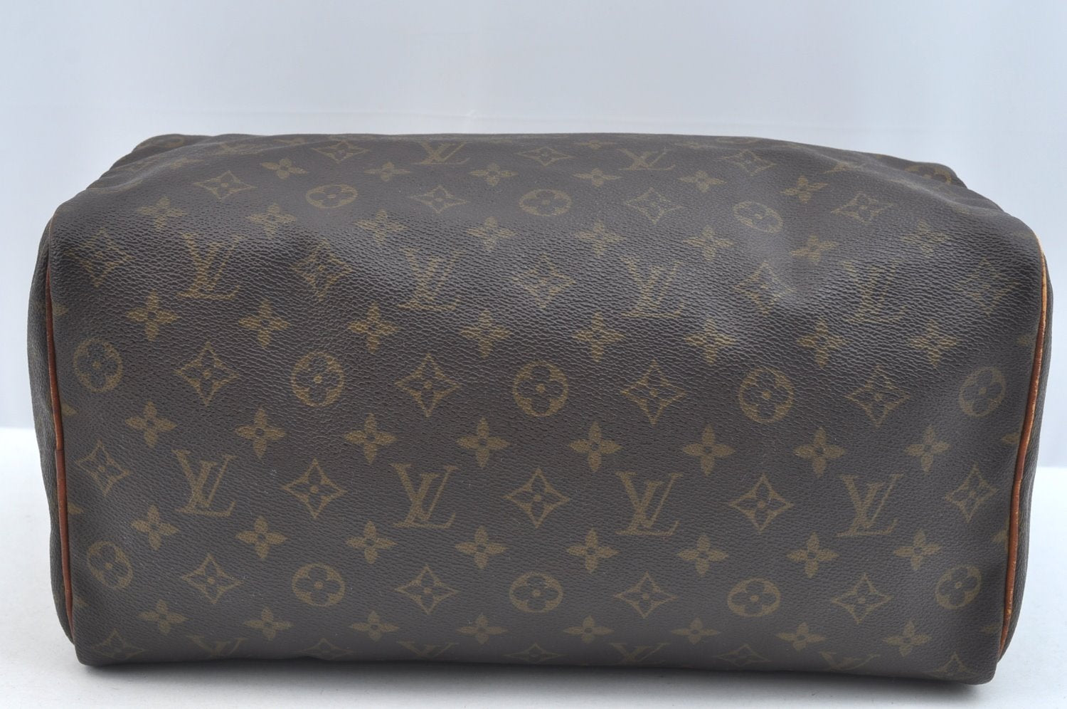 Authentic Louis Vuitton Monogram Speedy 35 Hand Boston Bag M41524 LV K7043