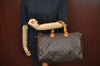 Authentic Louis Vuitton Monogram Speedy 35 Hand Boston Bag M41524 LV K7043