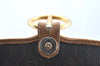 Authentic Christian Dior Honeycomb Shoulder Cross Bag PVC Leather Black K7048