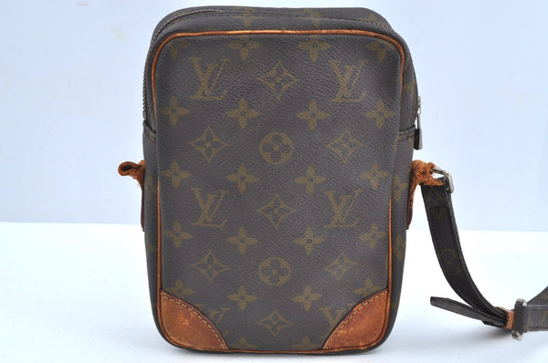 Authentic Louis Vuitton Monogram Danube Shoulder Cross Bag M45266 Junk K7078