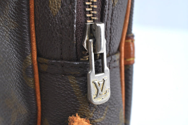 Authentic Louis Vuitton Monogram Danube Shoulder Cross Bag M45266 Junk K7078