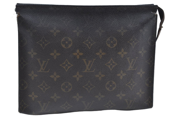 Authentic Louis Vuitton Monogram Poche Toilette 26 M47542 Pouch Junk K7085