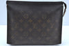 Authentic Louis Vuitton Monogram Poche Toilette 26 M47542 Pouch Junk K7085