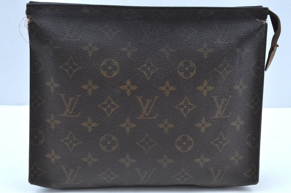Authentic Louis Vuitton Monogram Poche Toilette 26 M47542 Pouch Junk K7085