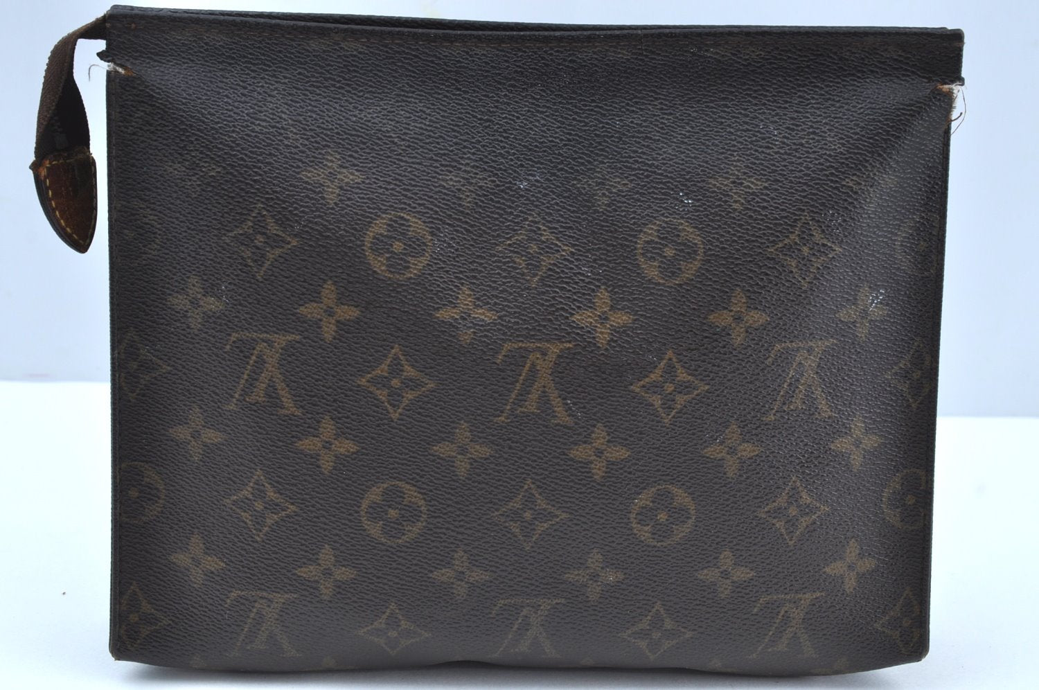Authentic Louis Vuitton Monogram Poche Toilette 26 M47542 Pouch Junk K7085