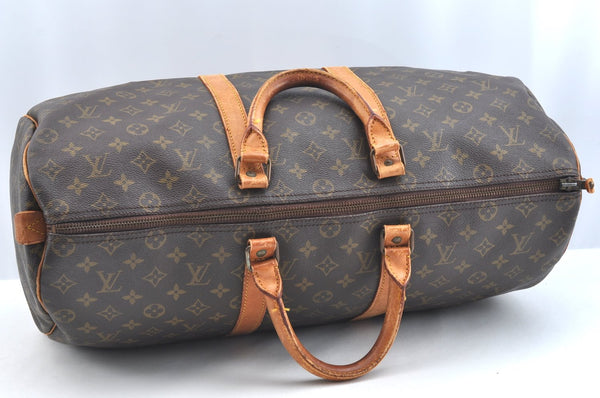 Authentic Louis Vuitton Monogram Keepall 50 Travel Boston Bag Old Model LV K7100