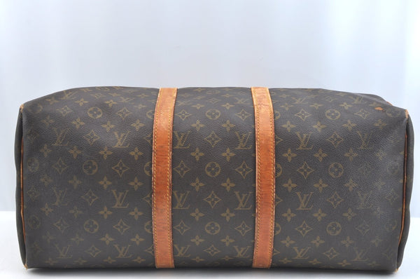 Authentic Louis Vuitton Monogram Keepall 50 Travel Boston Bag Old Model LV K7100