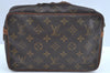 Authentic Louis Vuitton Monogram Compiegne 23 Clutch Hand Bag M51847 Junk K7102