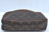 Authentic Louis Vuitton Monogram Compiegne 23 Clutch Hand Bag M51847 Junk K7102