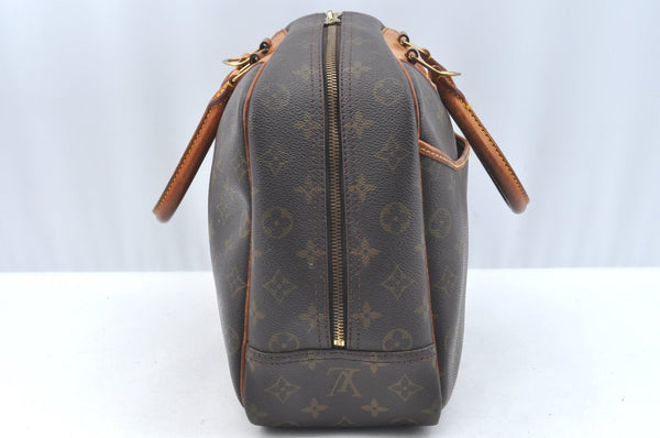 Authentic Louis Vuitton Monogram Deauville Hand Bag M47270 LV K7110