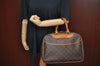 Authentic Louis Vuitton Monogram Deauville Hand Bag M47270 LV K7110