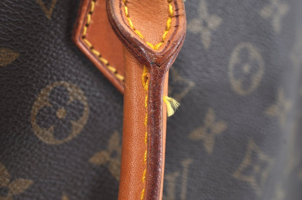 Authentic Louis Vuitton Monogram Sac Plat Hand Tote Bag M51140 LV K7115