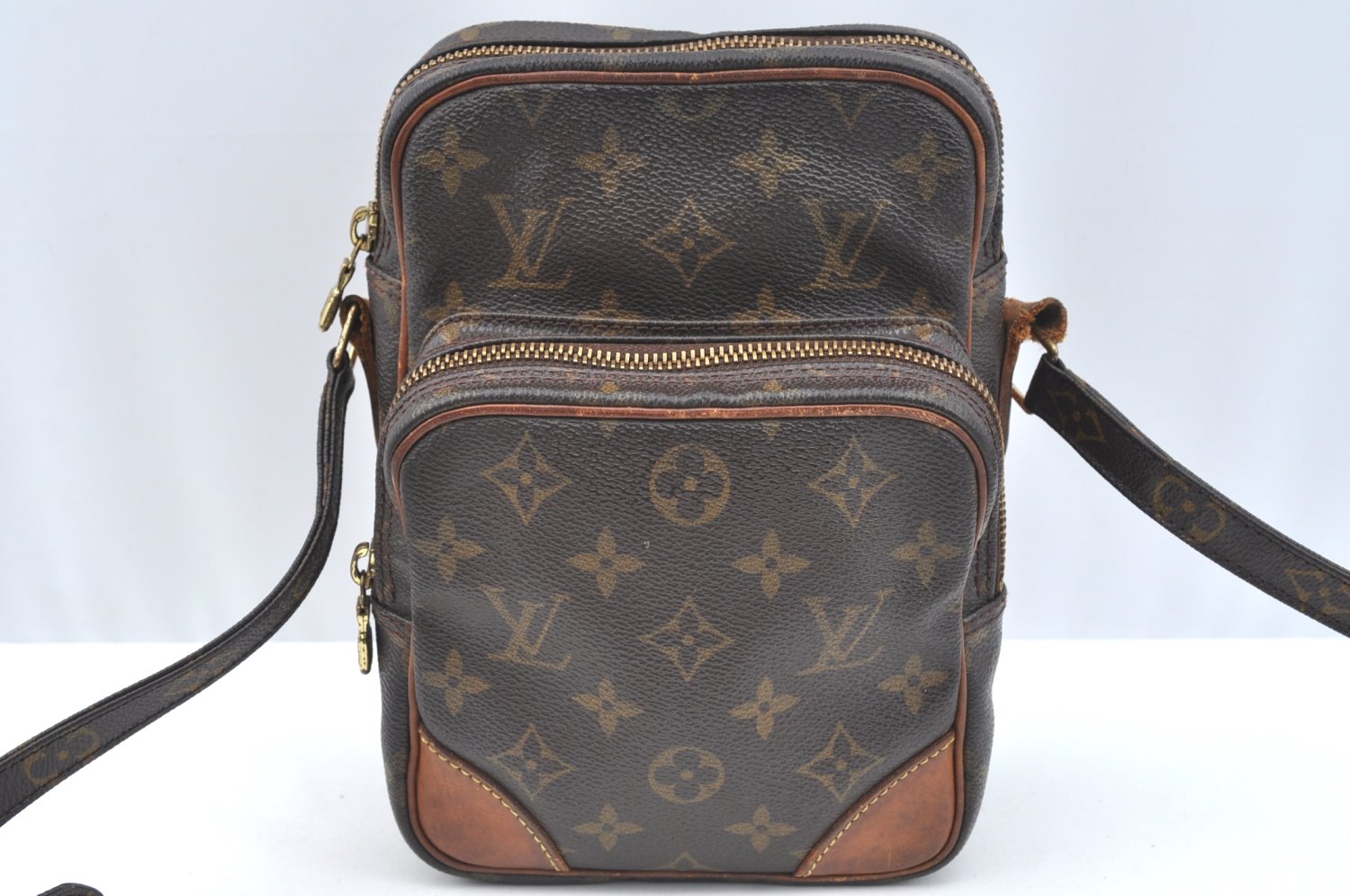 Authentic Louis Vuitton Monogram Amazone Shoulder Cross Bag M45236 LV Junk K7120