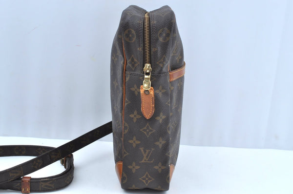 Authentic Louis Vuitton Monogram Danube MM Shoulder Cross Bag M45262 Junk K7122