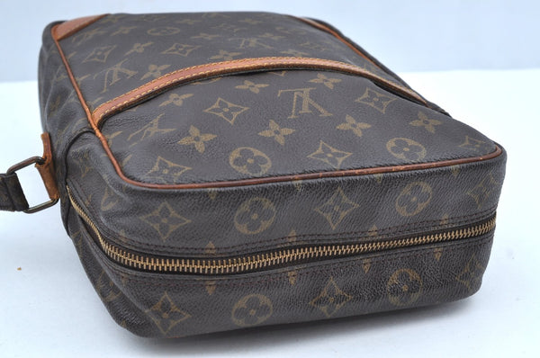 Authentic Louis Vuitton Monogram Danube MM Shoulder Cross Bag M45262 Junk K7122