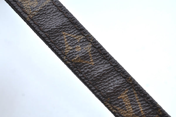 Authentic Louis Vuitton Monogram Danube MM Shoulder Cross Bag M45262 Junk K7122