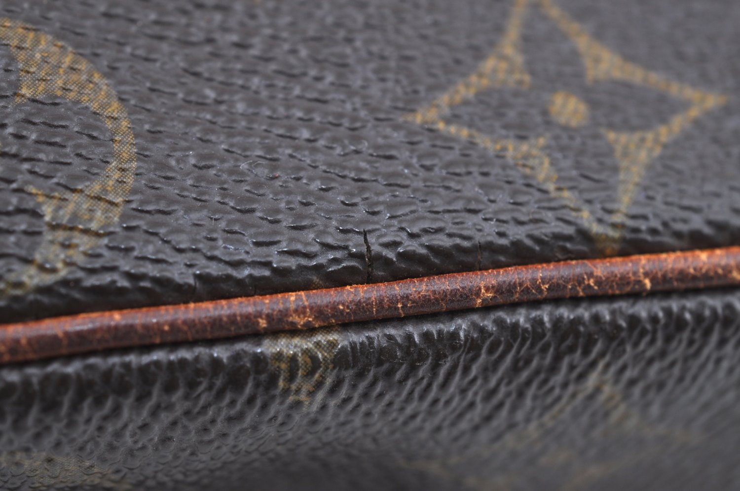 Authentic Louis Vuitton Monogram Danube MM Shoulder Cross Bag M45262 Junk K7122