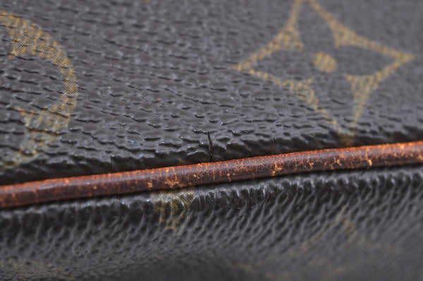 Authentic Louis Vuitton Monogram Danube MM Shoulder Cross Bag M45262 Junk K7122